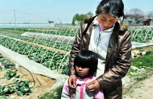 自殺菜農(nóng)遺留的妻兒