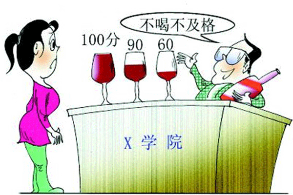 以喝酒多寡來定考試分數.gif